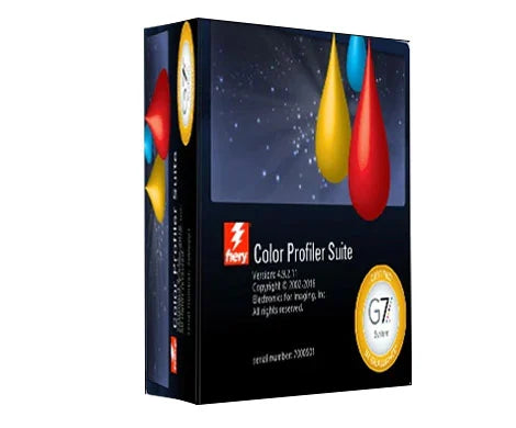 Fiery Color Profiler Suite 4.9 color calibration and ICC profiling software screen