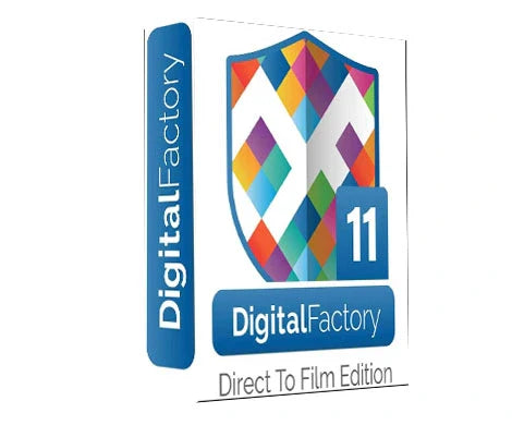 CADlink Digital Factory v11 interface showing professional print and cut workflow for wide-format graphic