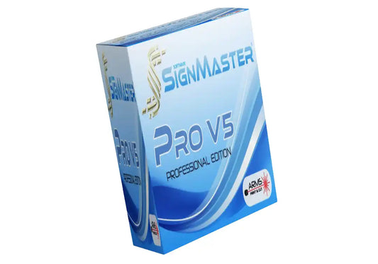 SignMaster Pro V5 vinyl cutting sign making software — alternative to Flexi, EasySIGN, VinylMaster, CorelDRAW, Inkscape, Illustrator
